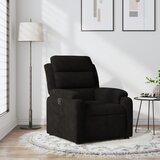 Maison Chic Naslanjač - Relax naslanjač črn žamet, (22061874) | Shoptok.si