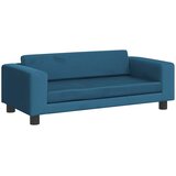  Krevet za pse s produžetkom plavi 100 x 50 x 30 cm baršunasti | shoptok.hr