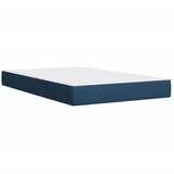  Krevet s oprugama i madracem plavi 120 x 190 cm od tkanine | shoptok.hr