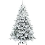 vidaXL Umestno božično drevo med 300 LED Zelena 240 cm PE in PVC | Shoptok.si