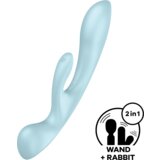 Satisfyer Vibrator Triple Oh, svetlo moder Cene
