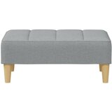  Tabure svjetlosivi 77x55x31 cm od tkanine Siva | Shoptok.si