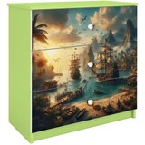  Dječja komoda - BROD - zelena | shoptok.hr