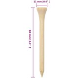  Stalci za lopticu za golf 1000 kom 83 mm od bambusa | shoptok.hr