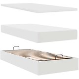  Otomanski krevet s madracem bijeli 90x200 cm umjetna koža | Eponuda.com