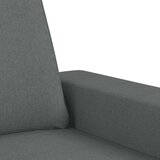  Trosjed s tabureom tamnosivi 180 cm od tkanine | shoptok.hr