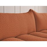 Bobochic Paris Oranžna sedežna garnitura iz tkanine bouclé 286 cm Azra – | Shoptok.si