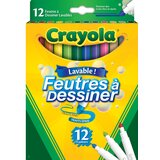 Crayola Flomaster 12 kos, tanek | Shoptok.si
