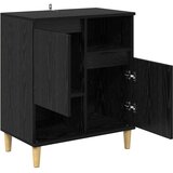 vidaXL Strani šal Črni hrast 35 x 60 x 70 cm Konstruiran les | Shoptok.si