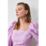 Trendyol Ženska bluza Ballon rukava crna Fuksija | ePonuda.com