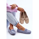 Boto marka niezdefiniowana Women's Fashionable Suede Moccasins Blue Rabell | Shoptok.si
