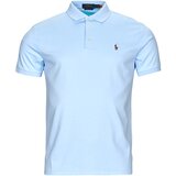 Polo Ralph Lauren Polo majice kratki rokavi POLO COUPE DROITE EN PIMA COTON Modra | Shoptok.si