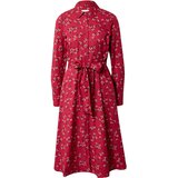 Thought Dolga srajca 'Eloise' svetlo bež / malina / črna / off-bela | Shoptok.si