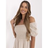 Italy Moda Dress-MI-SK-A2561.89-beige | Shoptok.si
