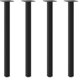  Noge za konzolni stol 4 kom Crne 72-74 cm Čelične | Eponuda.com