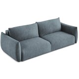 Makamii Plava sklopiva sofa od šenila 230 cm Leila – | shoptok.hr