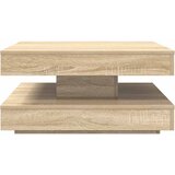  Klub stolić rotirajući za 360 stupnjeva, hrast Sonoma, 70x70x34,5 cm | shoptok.hr