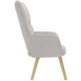 vidaXL Stolica za opuštanje oblak siva tkanina | shoptok.hr