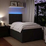 Box spring krevet s madracem crni 120 x 200 cm baršunasti | shoptok.hr