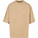Merchcode Men's T-shirt K Heart Huge beige | Shoptok.si