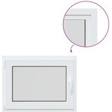  Okno za klet RISOR 80 x 70 cm PVC in steklo Bela, (5000215155) | Shoptok.si
