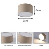  Brilagi - LED plafonsko svetlo za kupatilo FORIS LED/9W/230V, Ø 9 cm, bež, IP44 | Eponuda.com