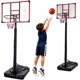  Basketball Basket Mobile Adjustable Stand 200-305cm | shoptok.hr