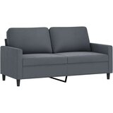 vidaXL Dvosjed tamnosivi 140 cm baršunasti | shoptok.hr