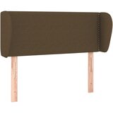 Maison Chic vzglavna omarica - nočna omarica - posteljna omarica z ušesi temno rjavo 103x23x78/88 cm blago, (21711550) Cene