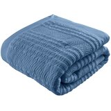 Catherine Lansfield Plavi prošiven prekrivač 220x220 cm Lennon Stripe – | shoptok.hr