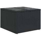  10-dijelni set vrtnih sofa s jastucima crni od poliratana | shoptok.hr