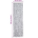  Zastor protiv insekata sivo-bijeli 56 x 185 cm šenil | shoptok.hr