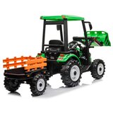  Traktor sa prikolicom i utovarivačem zeleni premium oprema 24v7a 12958 Cene