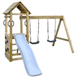 Swing King Otroški igralni stolp Maria (Do x Š x V: 300 x 235 x 210 cm, Tobogan pastelno modre barve) | Shoptok.si