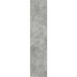 vidaXL Visoka omara betonsko siva 30x41x185 cm inženirski les | Shoptok.si