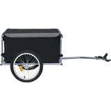 vidaXL prikolica za bicikl crno-siva 65 kg | shoptok.hr