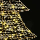 vidaXL Božično drevo med 240 LED Toplo bela 180 cm PET | Shoptok.si