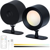 INF Nočna lučka Hill Cat Eye - Črna - USB polnjenje, (22108732) | Shoptok.si