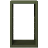  Stalak za drva za ogrjev zeleni 60x40x100 cm čelični | shoptok.hr