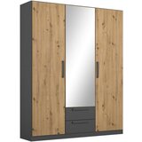 Rauch Möbel omara s klasičnimi vrati, siva, hrast artisan | Shoptok.si