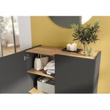 Germania Antracitno sivi set za hodnik u dekoru hrasta 104x200x33 cm Alviano – | shoptok.hr