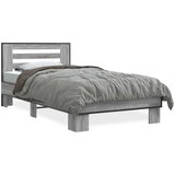  Okvir za krevet boja hrasta 100x200cm konstruirano drvo i metal Cijene