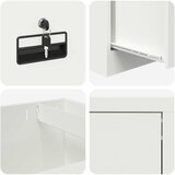 Kabinet za datoteke s ladicama Bijelo 45,5 x 42 x 139 cm | shoptok.hr