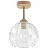 Brilagi LED Plafonski luster RETRO GLASS 1xE27/60W/230V prečnika 25 cm bež/prozirna Cene