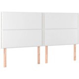  Okvir za krevet s uzglavljem bijeli 200x200 cm od umjetne kože | shoptok.hr