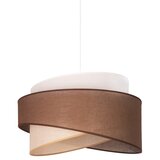  Duolla - Luster na sajli BROOKLYN 1xE27/40W/230V, prečnik 50 cm, braon/bež/bela | Eponuda.com