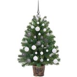 vidaXL Umestno božično drevo med 150 LED Zelena 90 cm PE in PVC | Shoptok.si