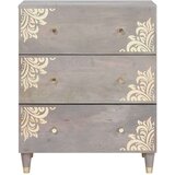 vidaXL Strani šal Siva in zlata 60 x 33.5 x 75 cm Trden mangov les | Shoptok.si