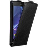 Cadorabo Ohišje, združljivo z Sony Xperia Z3 v nočna črna - Zaščitni ovitek v obliki flipa z magnetnim zapiranjem, (20565280) | Shoptok.si