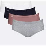 Sloggi Spodnje hlače 'Basic+' pegasto siva / mauve / črna / bela